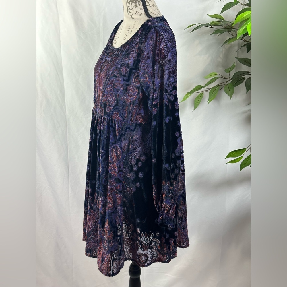 Free People Deep Blue Dress - Picture 3 of 11